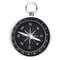 Portable Mini Outdoor Adventure Compass Keychain Aluminum Alloy Pendant for Travel & Emergency Use