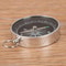 Portable Mini Outdoor Adventure Compass Keychain Aluminum Alloy Pendant for Travel & Emergency Use