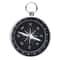 Portable Mini Outdoor Adventure Compass Keychain Aluminum Alloy Pendant for Travel & Emergency Use
