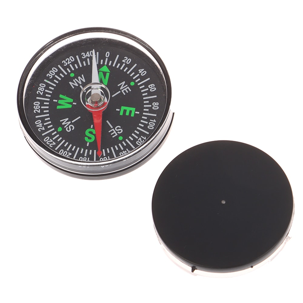 Portable Outdoor Compass for Camping and Navigation Durable Handheld ABS Pocket Compass for Climbing, Riding, and Gift