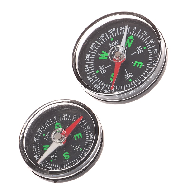 Portable Outdoor Compass for Camping and Navigation Durable Handheld ABS Pocket Compass for Climbing, Riding, and Gift