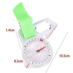thumb compass for orienteering, portable competition compass with map scale