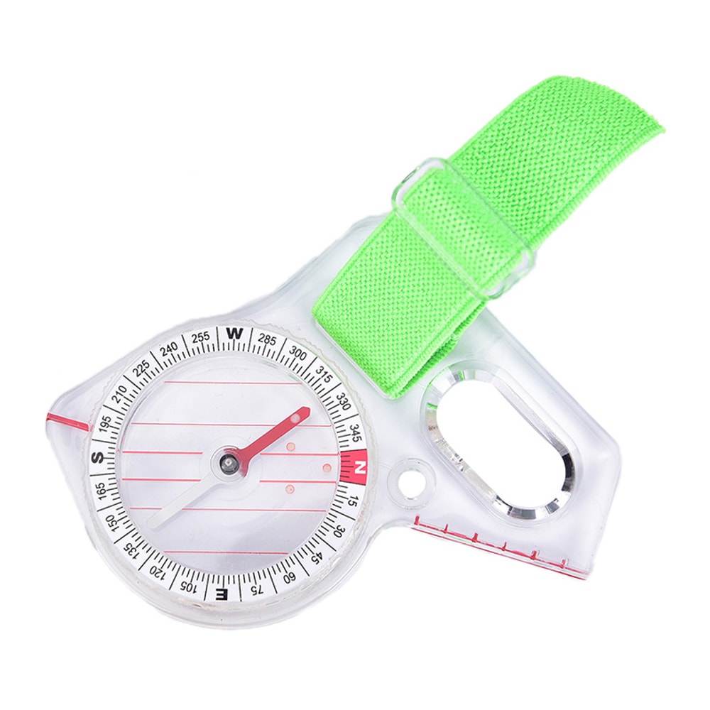 Thumb Compass for Orienteering, Portable Competition Compass with Map Scale