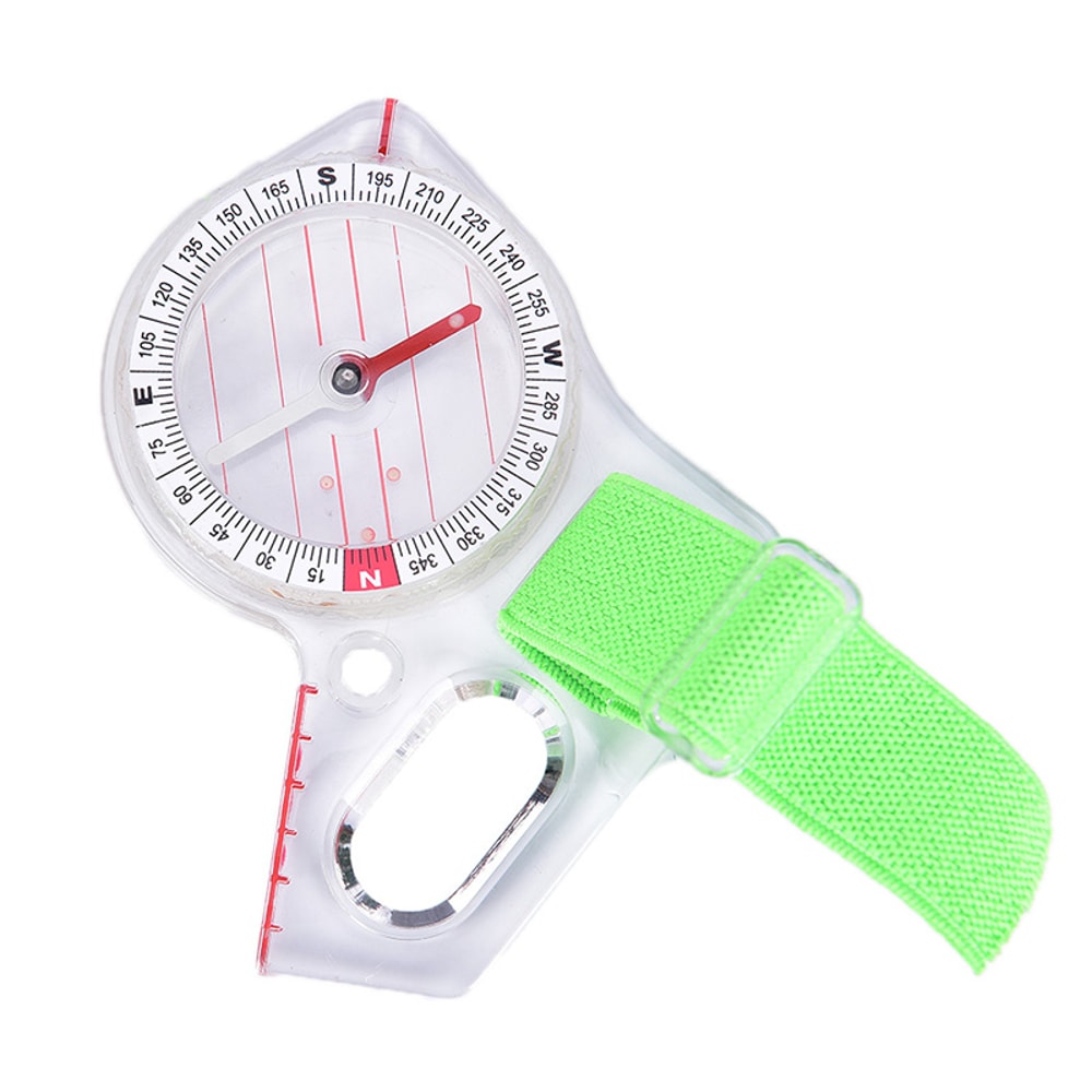 Thumb Compass for Orienteering, Portable Competition Compass with Map Scale