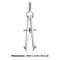 Compass with Lock Precision Geometry Drawing Tool for Engineering, Metal Spring Divider, Bow Divider, and Math Compass