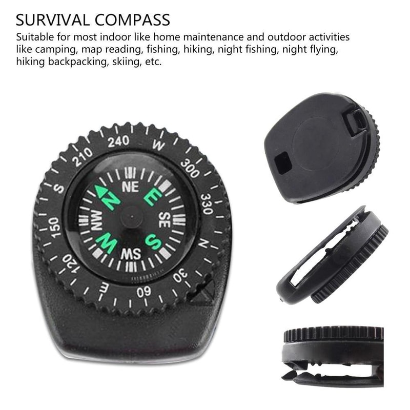 Portable Outdoor Compass For Hiking Camping Orienteering 4