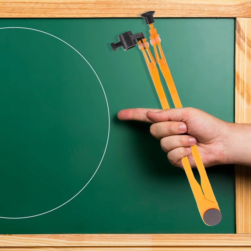 Whiteboard Compass for Teachers Professional Drawing & Geometry Tool for Precision Circle Drawing