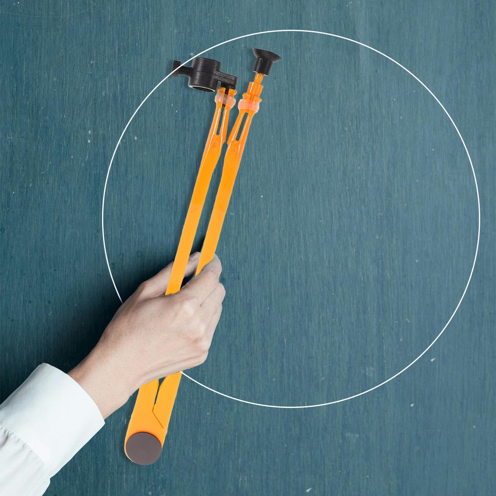 Whiteboard Compass for Teachers Professional Drawing & Geometry Tool for Precision Circle Drawing