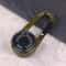 Mini Compass Keychain with Thermometer and Carabiner Zinc Alloy Outdoor Survival Tool