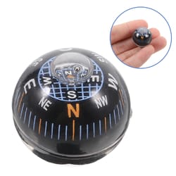 durable mini car & motorcycle dashboard compass watch for kids | black spherical guide ball | ideal for automotive