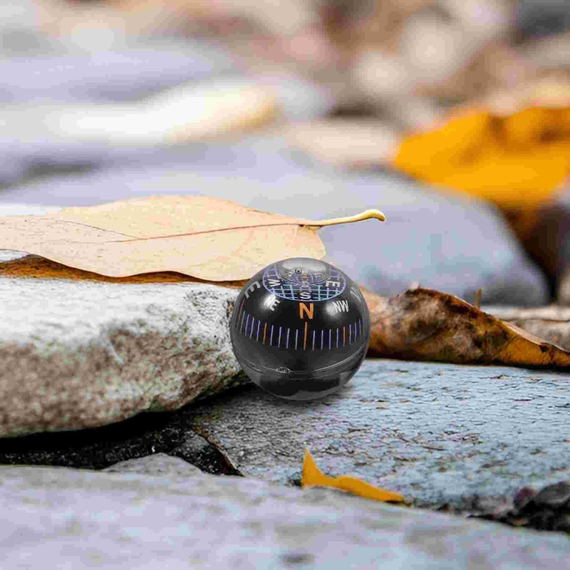 Durable Mini Car & Motorcycle Dashboard Compass Watch for Kids | Black Spherical Guide Ball | Ideal for Automotive