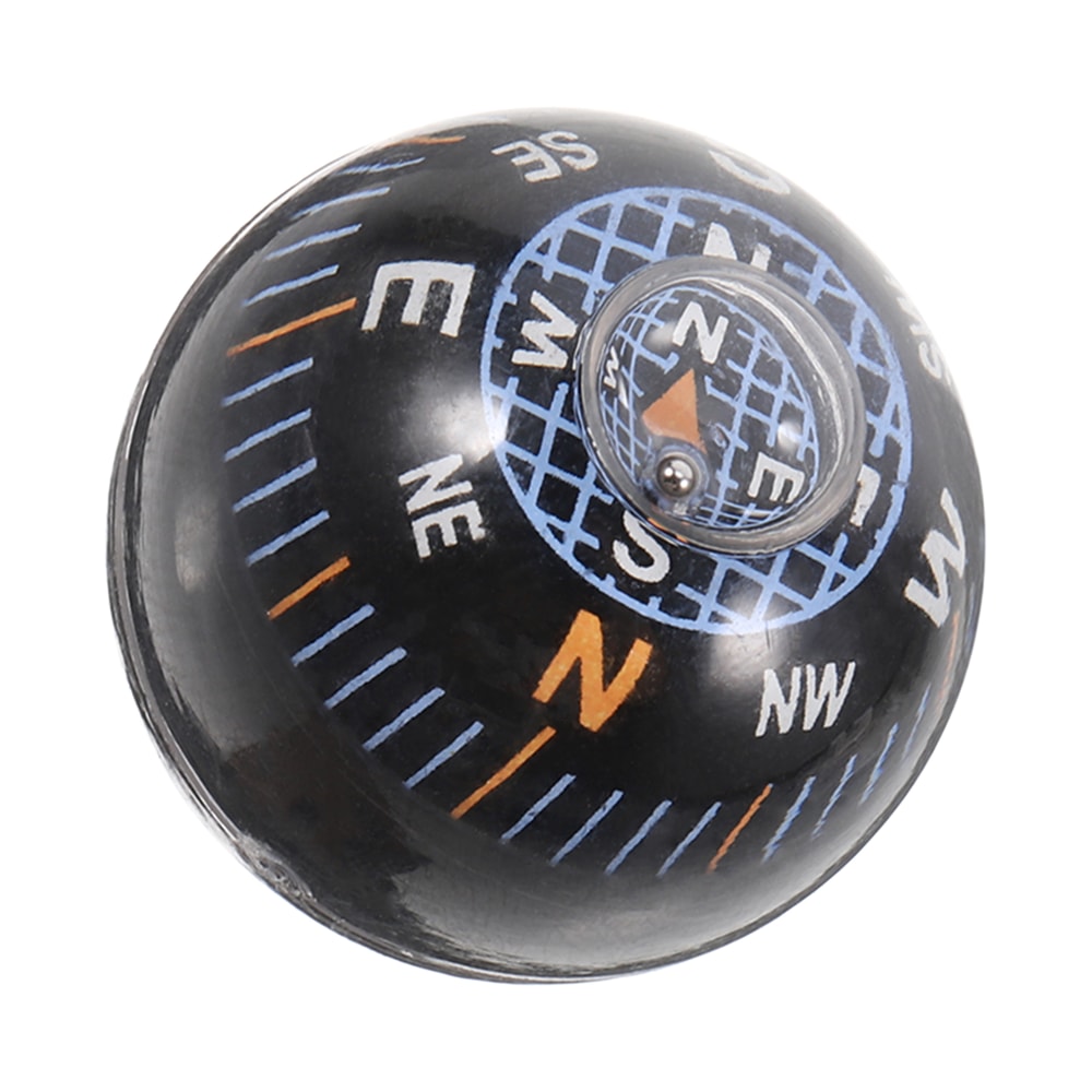 Durable Mini Car & Motorcycle Dashboard Compass Watch for Kids | Black Spherical Guide Ball | Ideal for Automotive