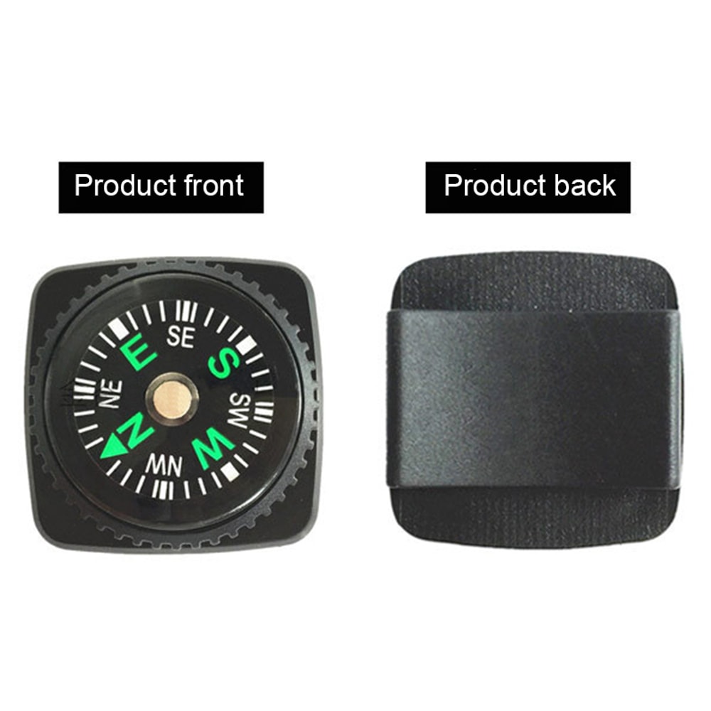 Portable Mini Wristband Compass for Outdoor Camping, Hiking & Survival