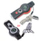 Survival Whistle with LED Light, Compass, Thermometer & Magnifier Perfect Outdoor Emergency Tool