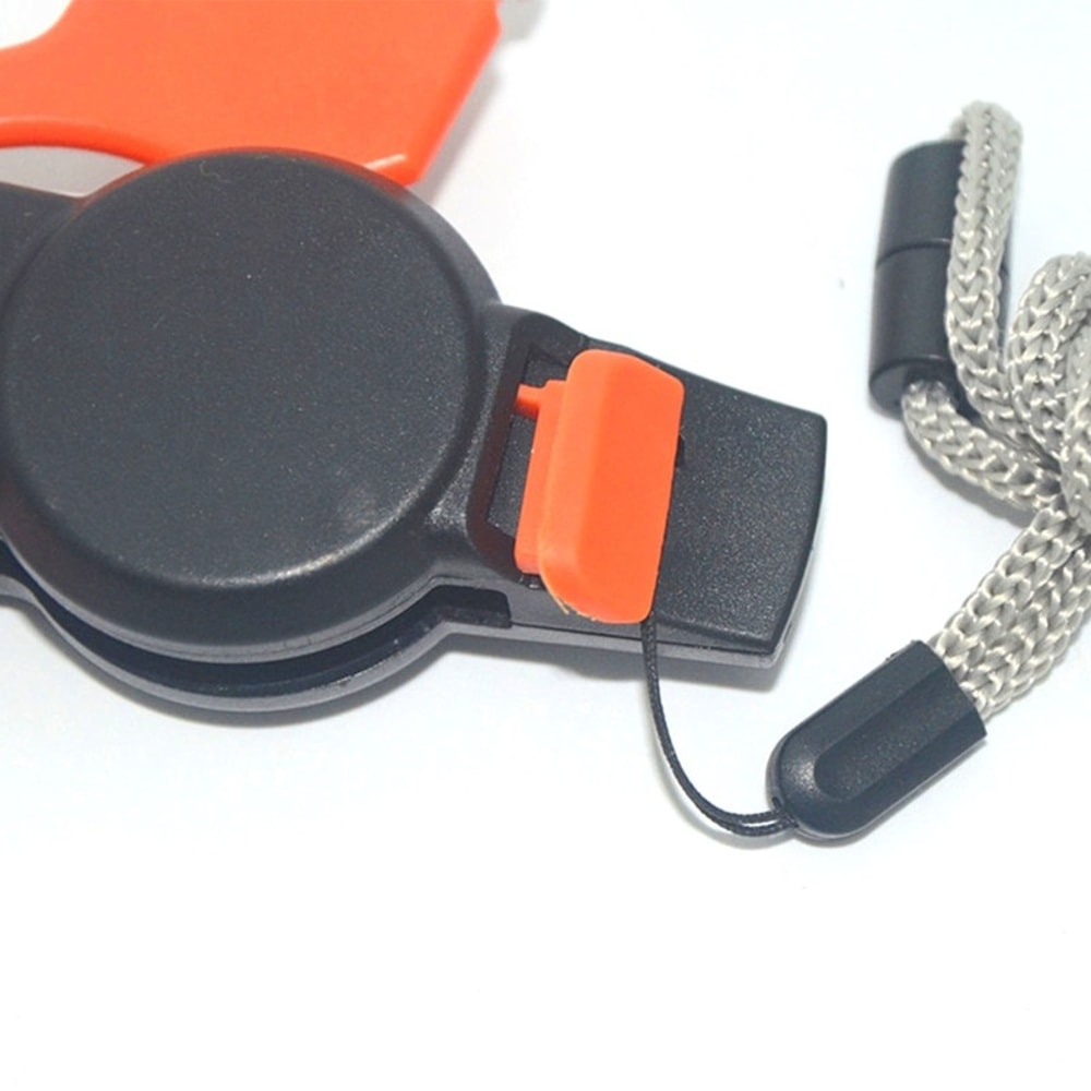 Survival Whistle with LED Light, Compass, Thermometer & Magnifier Perfect Outdoor Emergency Tool