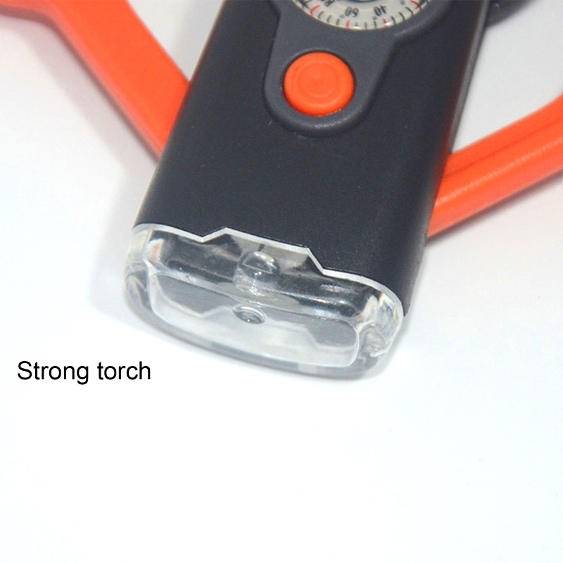 Survival Whistle with LED Light, Compass, Thermometer & Magnifier Perfect Outdoor Emergency Tool