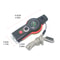 Survival Whistle with LED Light, Compass, Thermometer & Magnifier Perfect Outdoor Emergency Tool