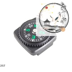 mini survival compass keychain compact pocket compass for hiking & camping