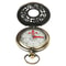 Vintage Bronze Pocket Watch Compass for Outdoor Navigation Hiking, Camping & Mountaineering Accessory