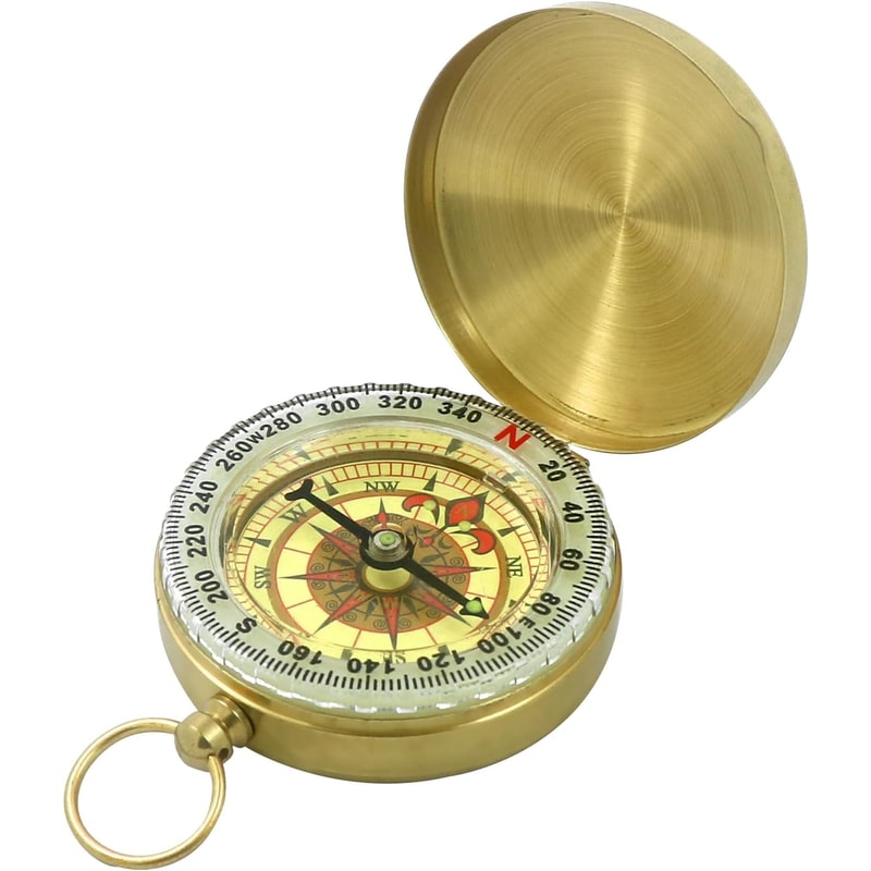 GlowintheDark Waterproof Camping Survival Compass Perfect Outdoor Navigation Tool For Hiking And H 6