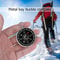 Outdoor Survival Compass Premium Aluminum Alloy Compass for Hiking, Camping, and Outdoor Navigation