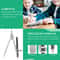 Precision Compass Geometry Tool Set Professional Drawing & Drafting Compass for Students, Artists, and Woodworkers