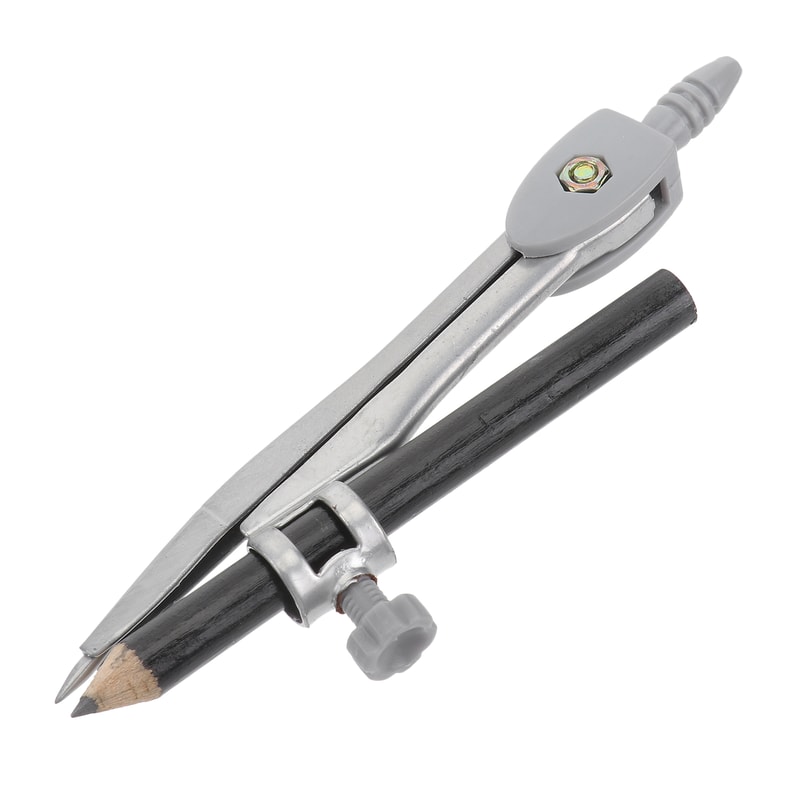 Precision Compass Geometry Tool Set Professional Drawing & Drafting Compass for Students, Artists, and Woodworkers