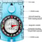 Orienteering Compass for Hiking & Backpacking | Advanced Scout Navigation for Map Reading & Survival