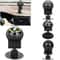 Durable Car Compass with Suction Cup Mount Adjustable Black Navigation Guide for Auto Use