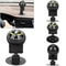 Durable Car Compass with Suction Cup Mount Adjustable Black Navigation Guide for Auto Use