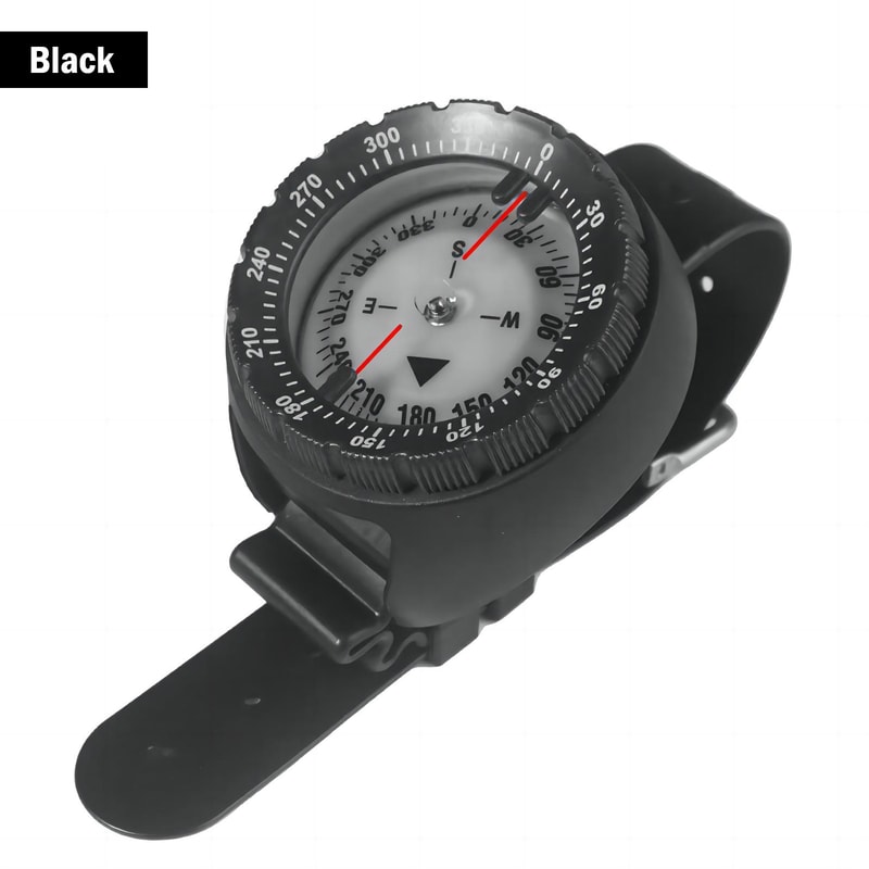 Digital Underwater Diving Compass Waterproof Scuba Navigator with Luminous Display for Swimming & Diving