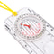 Magnifying Compass for Hiking, Camping, and Orienteering Precision Map Reading Tool