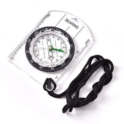 outdoor hiking compass & map scale ruler multifunctional camping tool