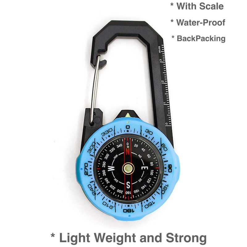 Professional Waterproof Sports Compass High Precision Off-Road Navigation, Luminous & Portable