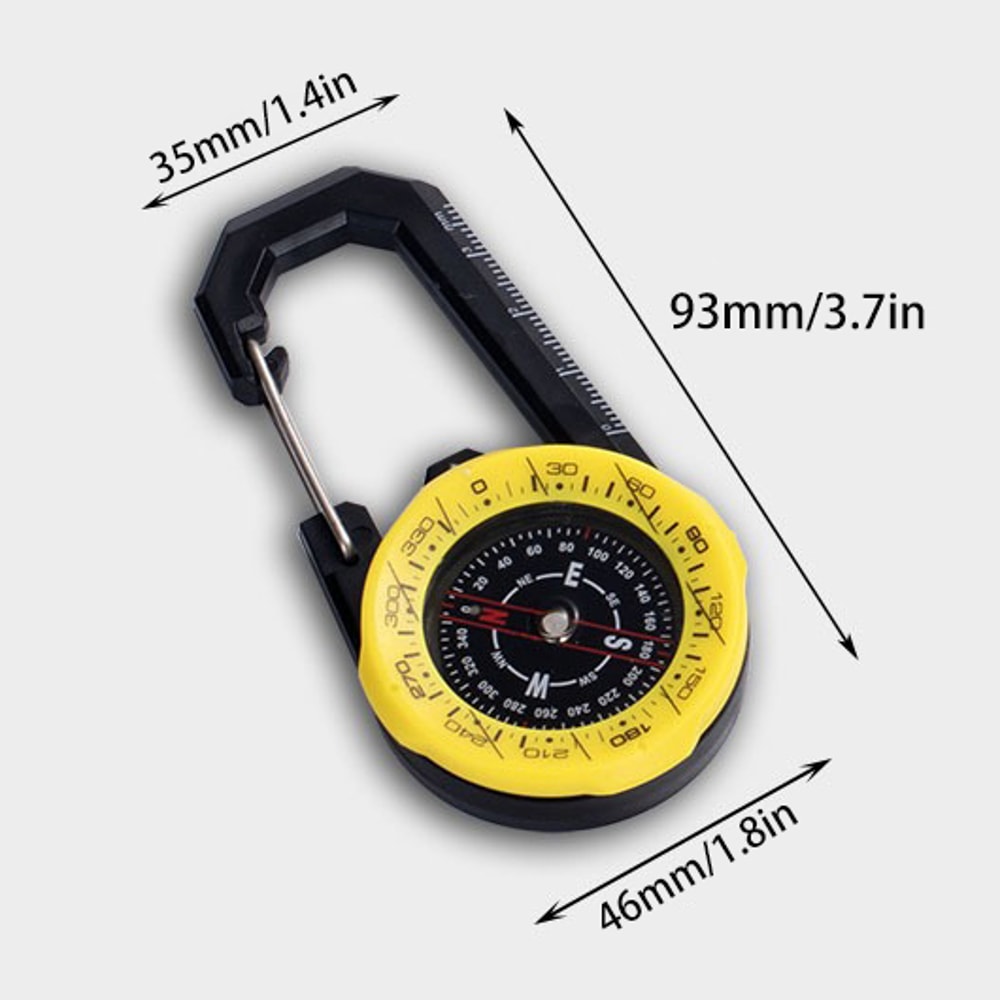 Professional Waterproof Sports Compass High Precision Off-Road Navigation, Luminous & Portable