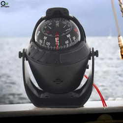 boat compass dash mount pivoting marine compass with light for car dashboard