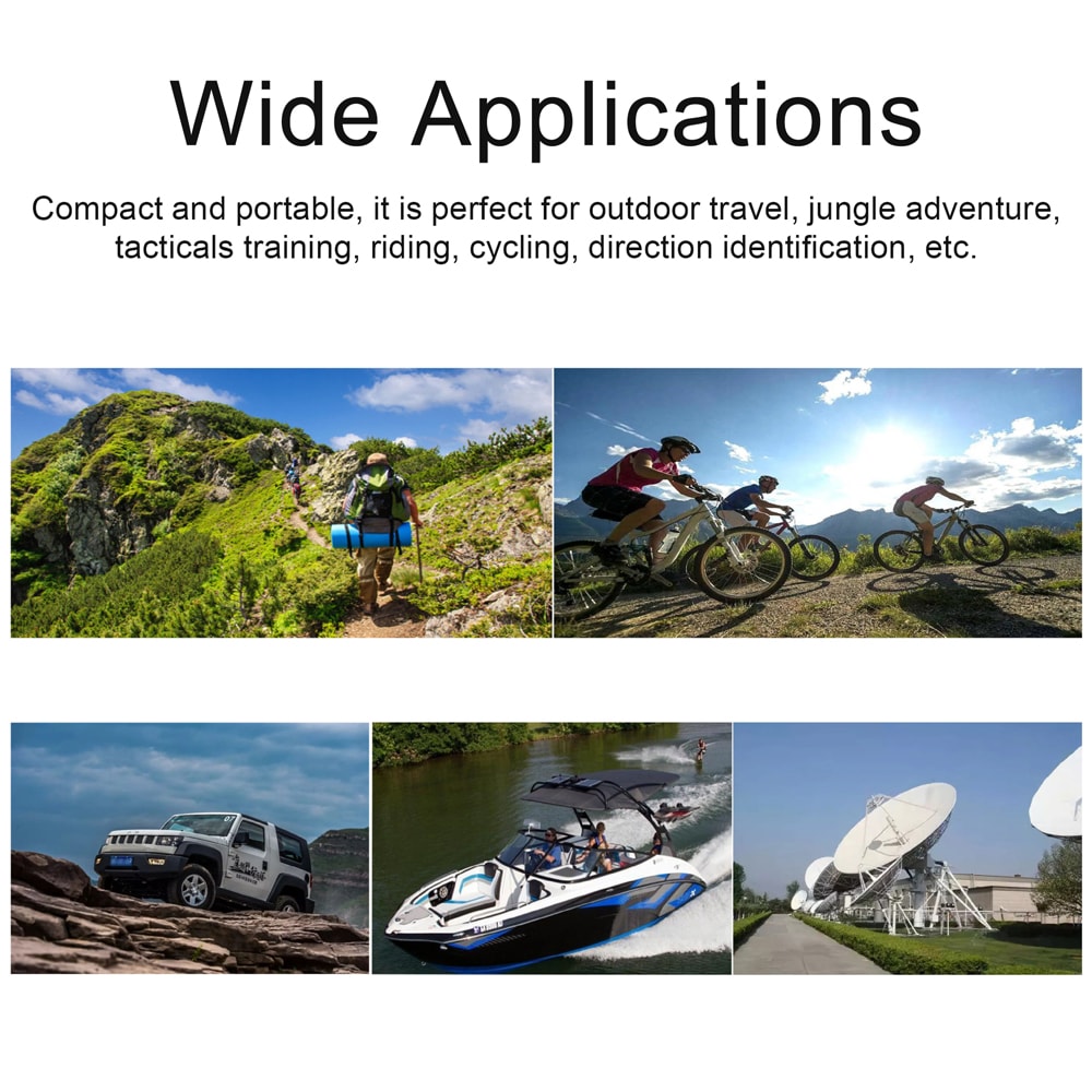 Multifunctional Geological Compass Waterproof, High-Accuracy Orienteering Compass for Survival and Navigation