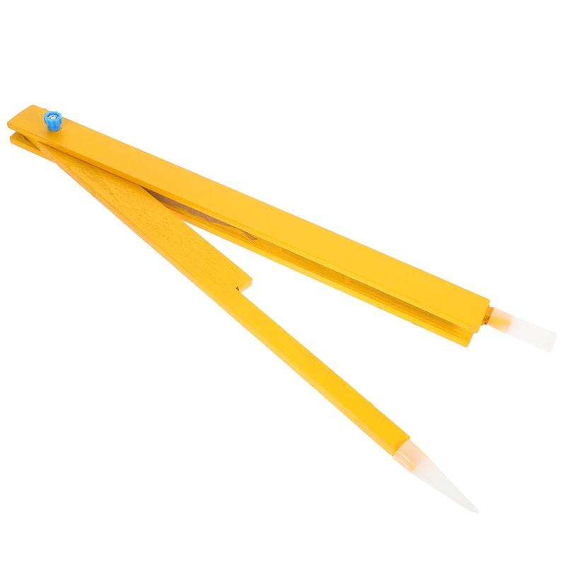 Blackboard Math Compass with Smooth Surface Rounded Edges for Safe Classroom Use Geometry Physics Teaching Drawing Tool School