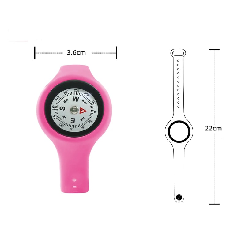 Portable Compass With AntiSlip Strap For Outdoor Adventures Hiking And Camping 8