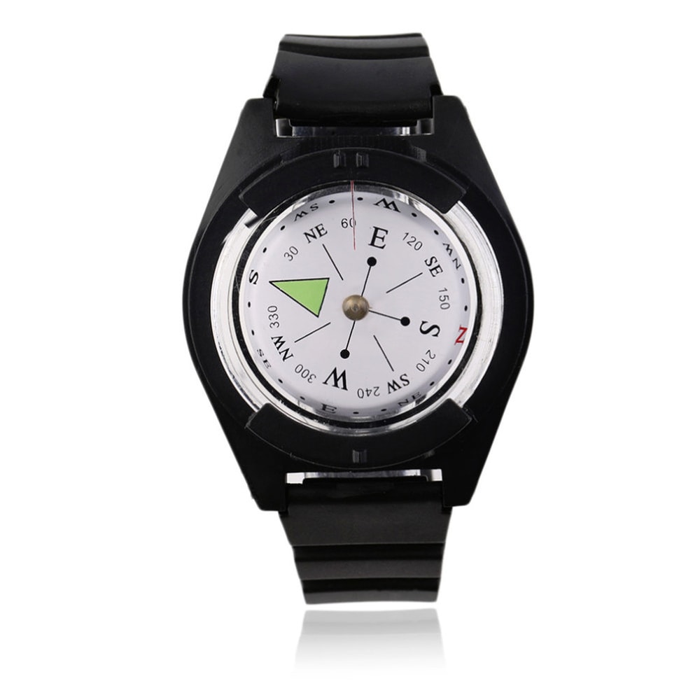 Wristband Compass Watch Strap Outdoor Navigation Tool for Hiking, Camping, and Survival Gear