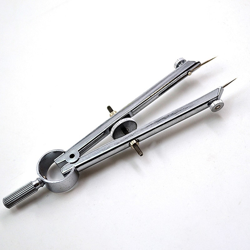 High Precision Metal Compass Drawing Tool Accurate Spring Caliper Spacer Gauge for Chart Planning