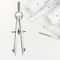 High Precision Metal Compass Drawing Tool Accurate Spring Caliper Spacer Gauge for Chart Planning
