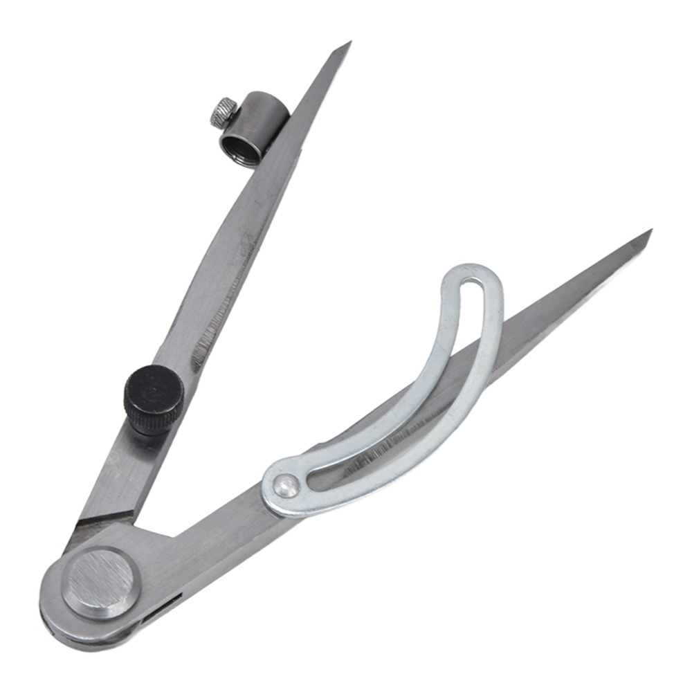 Lockable Wing Divider Compass With Pencil Holder Precision Drafting Tool 2