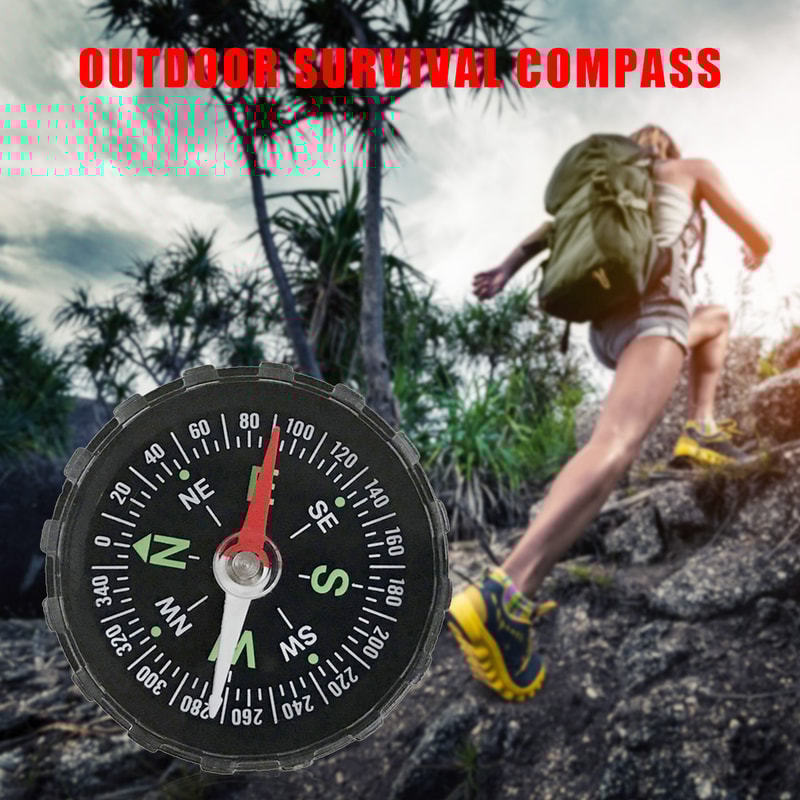 Handheld Mini Compass For Outdoor Adventure Camping Hiking Survival Navigation Tool 3