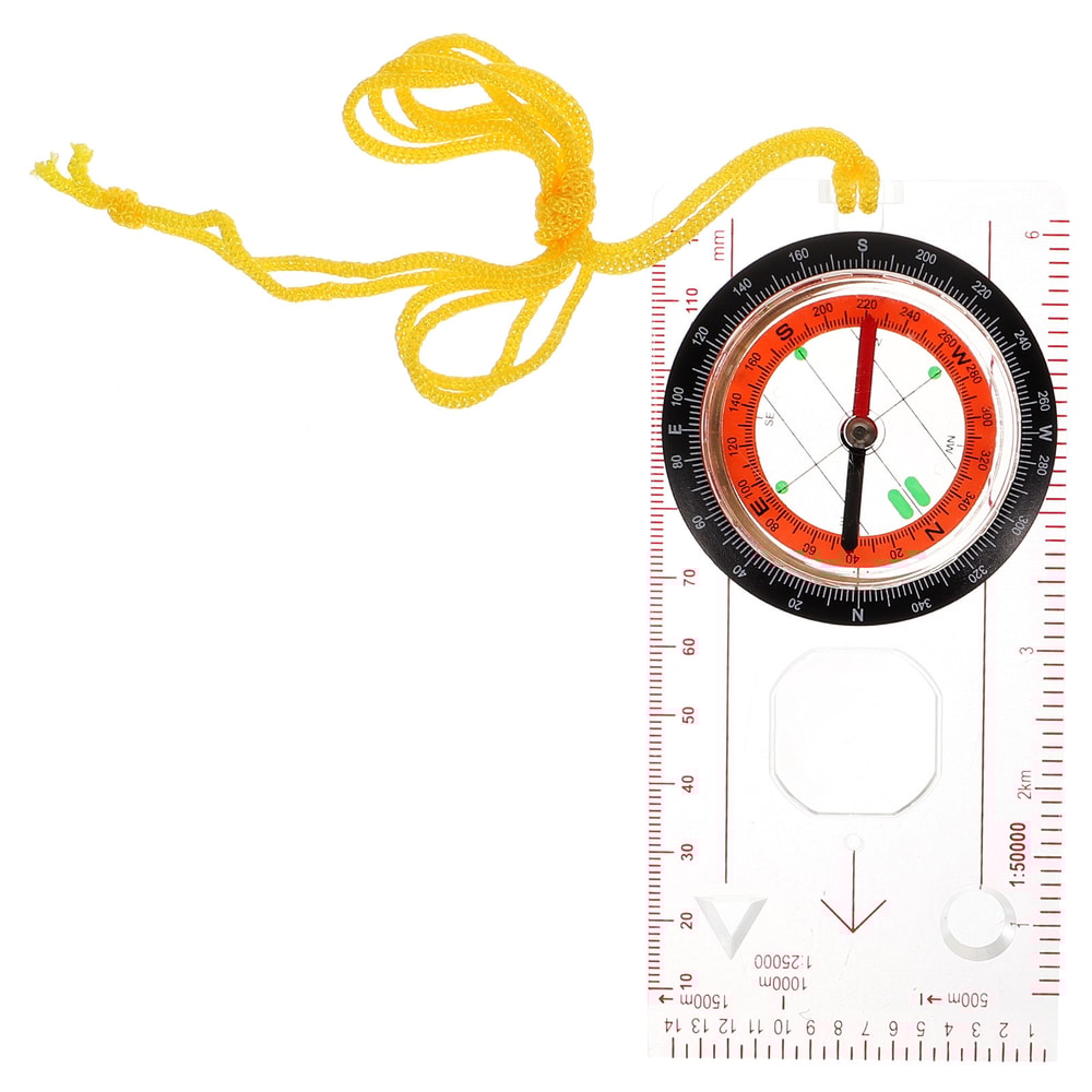All-in-One Survival Compass with Measuring Scale, Direction Finder, and Inclinometer for Hiking, Climbing, and Field