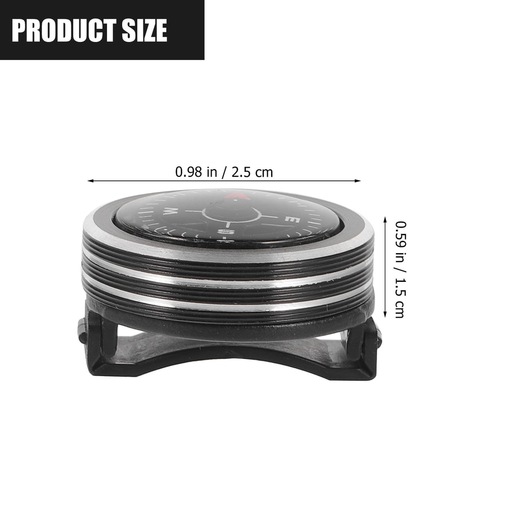 Portable Professional Camping Compass Small, Multifunctional Metal Compass for Navigation & Hiking