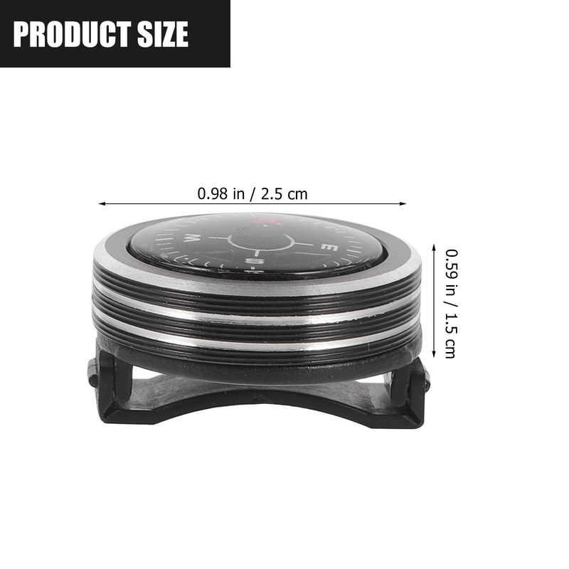 Portable Professional Camping Compass Small, Multifunctional Metal Compass for Navigation & Hiking