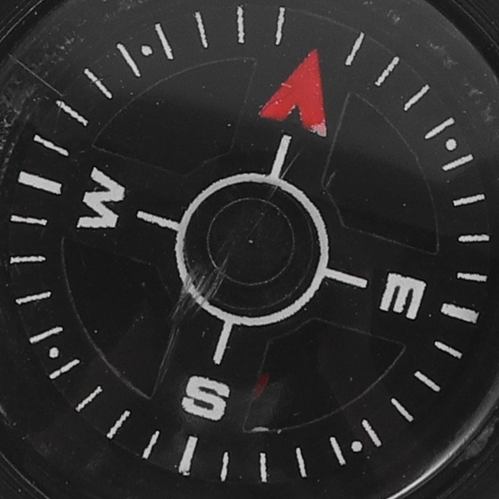 Portable Professional Camping Compass Small, Multifunctional Metal Compass for Navigation & Hiking