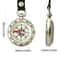 Mini Compass with Lanyard Keychain Compact Survival Tool for Outdoor Adventures