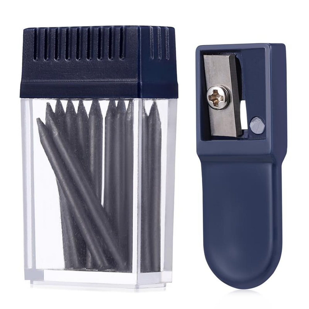 Compass Core Replacement Leads with Sharpener for Students Drafting Tool Stationery